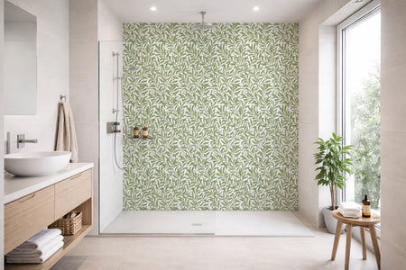 Toilettenrückwand Musteroptik