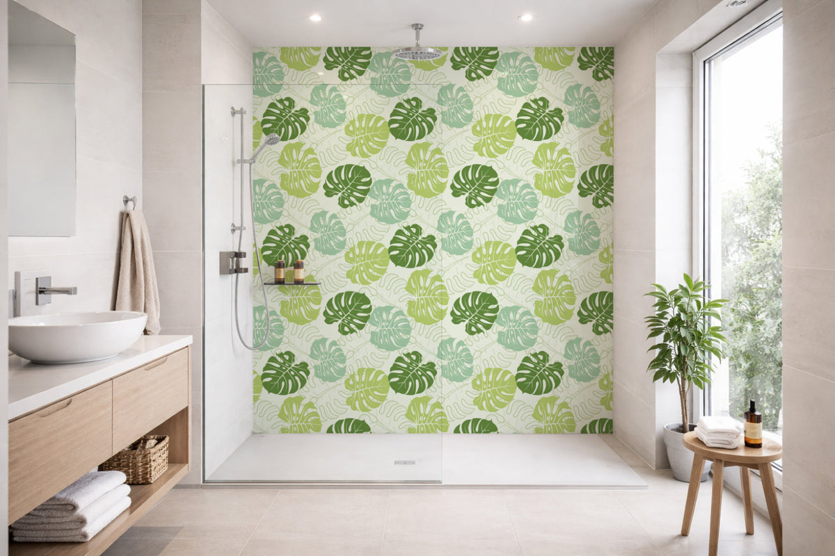 Toilettenrückwand Musteroptik