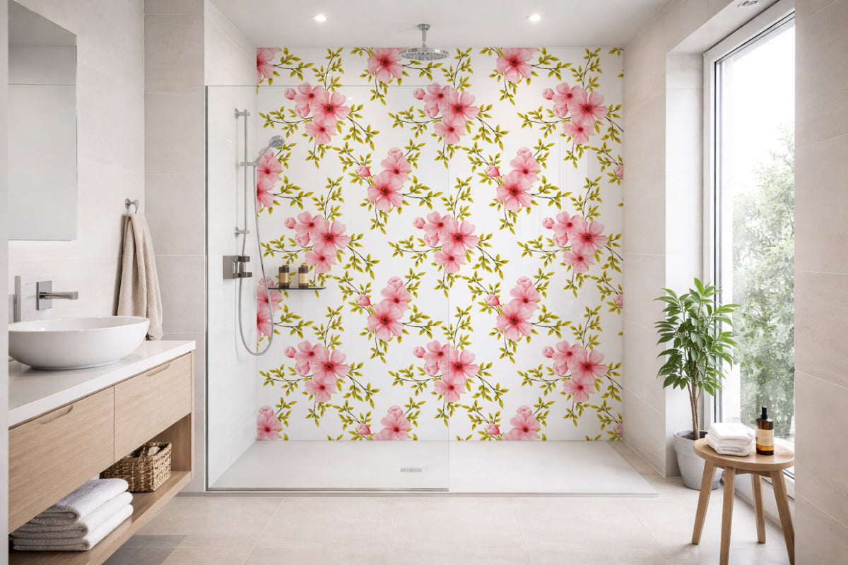 Toilettenrückwand Musteroptik