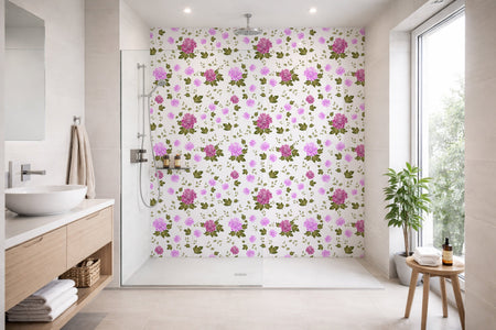 Toilettenrückwand Musteroptik