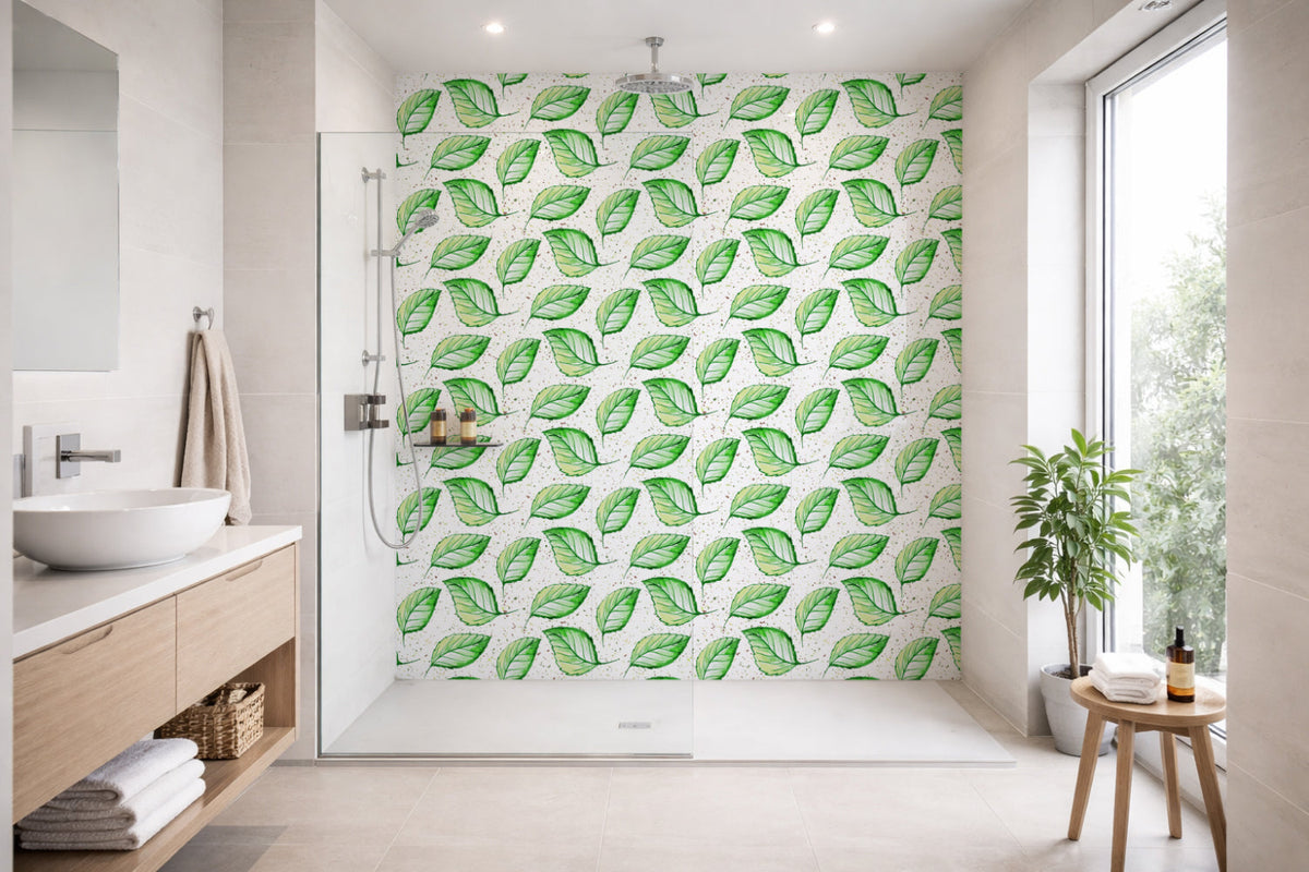 Toilettenrückwand Musteroptik