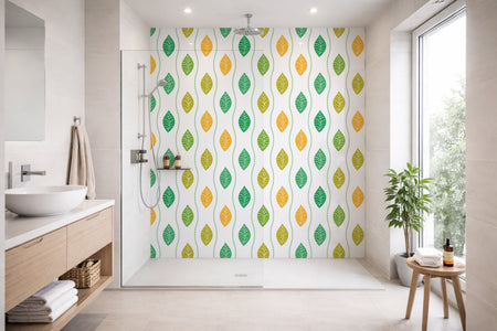 Toilettenrückwand Musteroptik