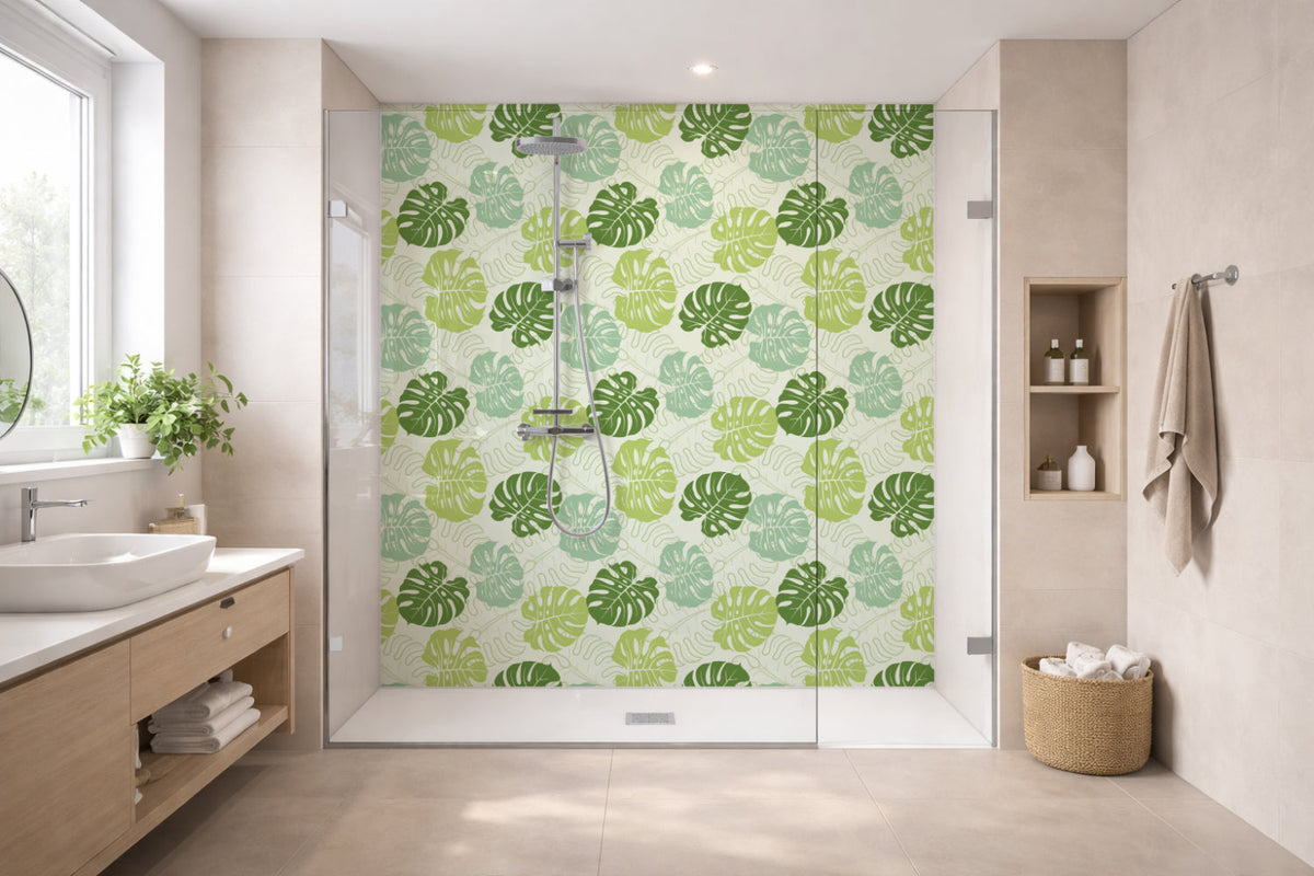Toilettenrückwand Musteroptik
