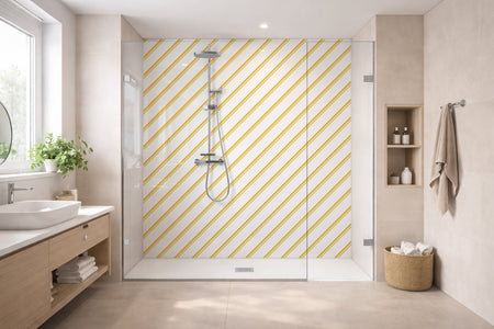 Toilettenrückwand Musteroptik