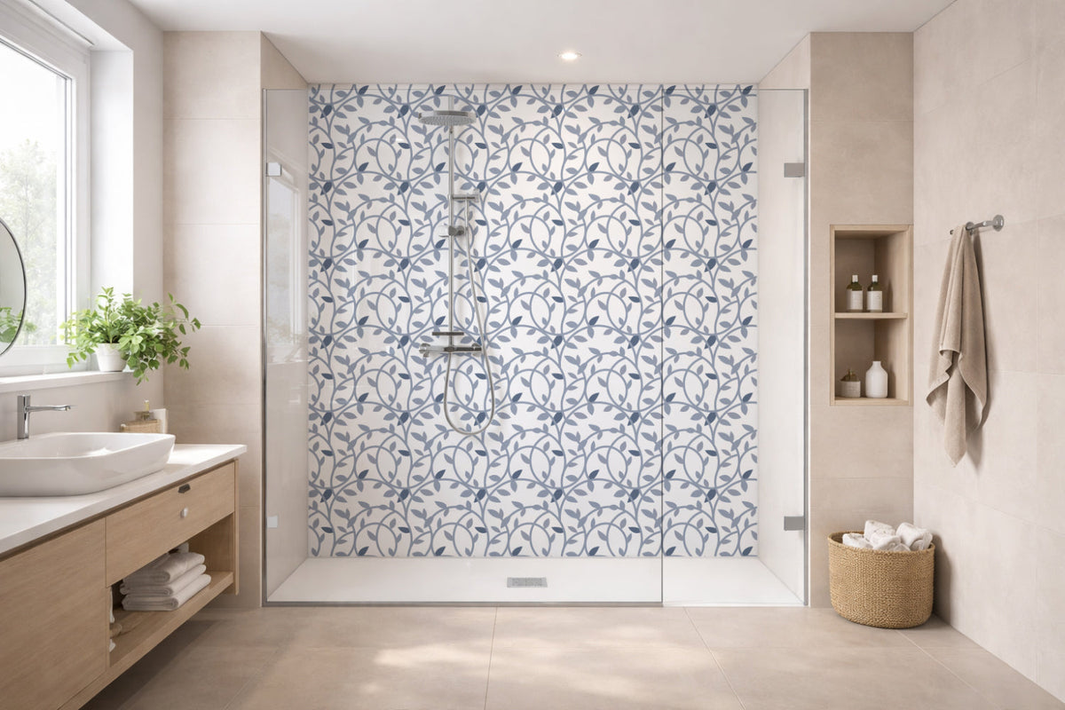 Toilettenrückwand Musteroptik