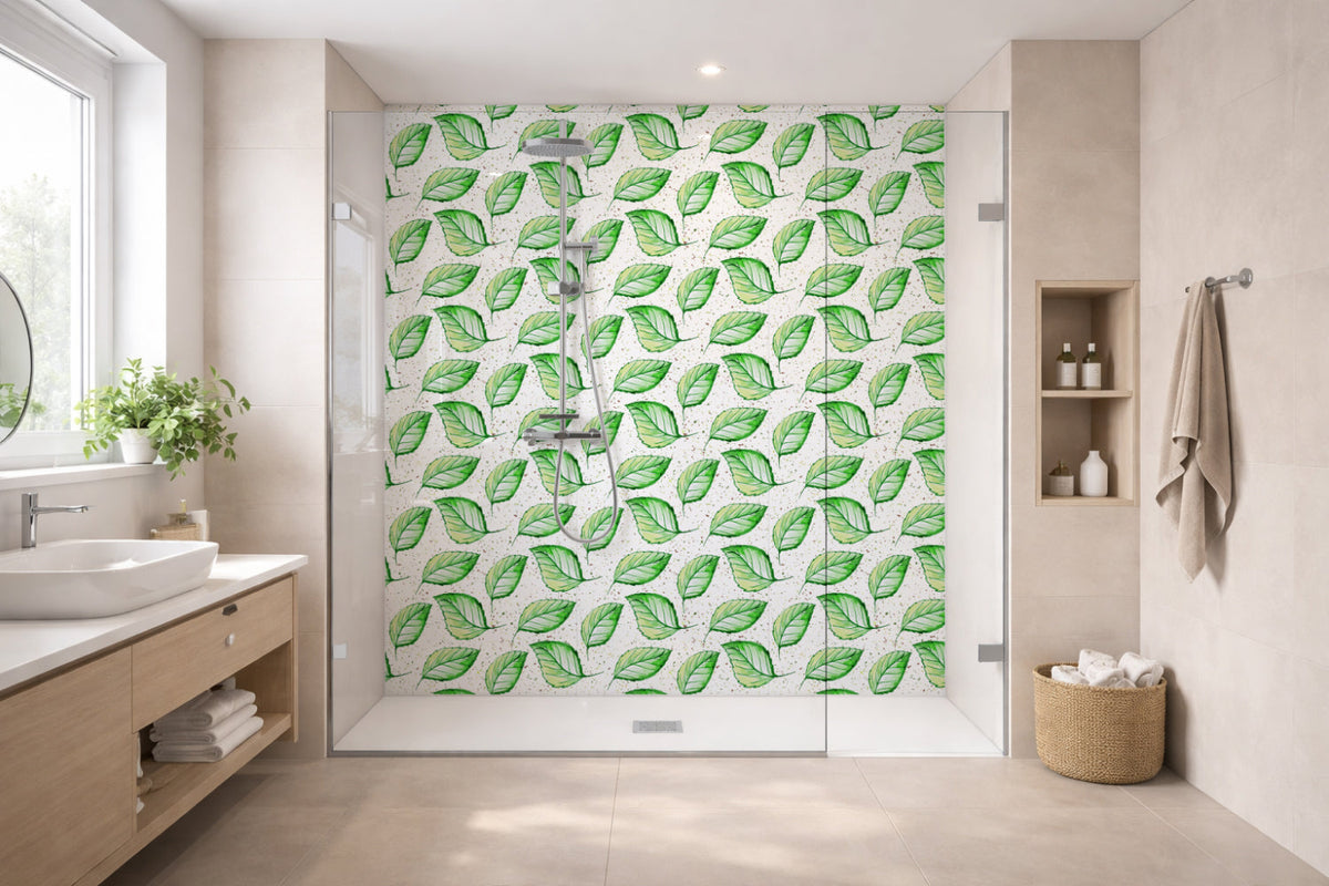 Toilettenrückwand Musteroptik