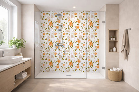 Toilettenrückwand Musteroptik