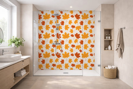 Toilettenrückwand Musteroptik
