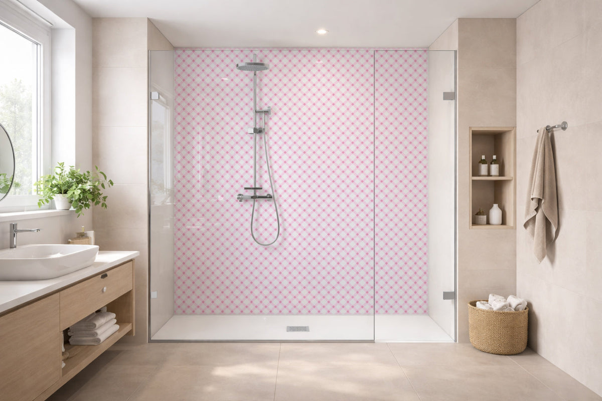 Toilettenrückwand Musteroptik