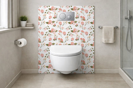 Toilettenrückwand Musteroptik