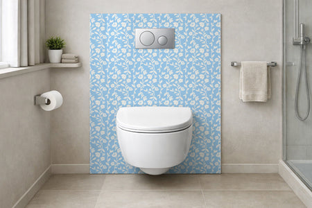 Toilettenrückwand Musteroptik