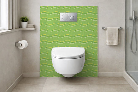 Toilettenrückwand Musteroptik