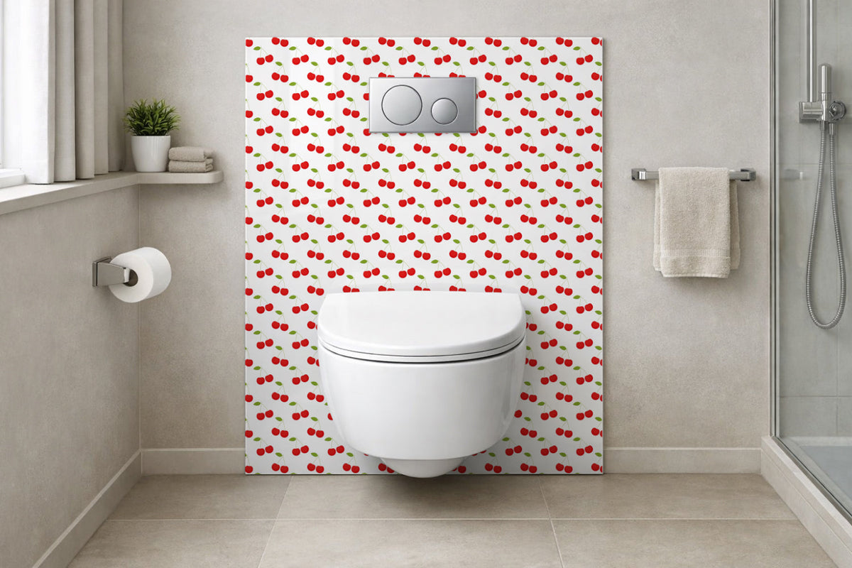 Toilettenrückwand Musteroptik