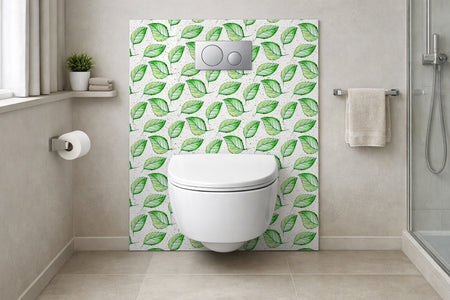 Toilettenrückwand Musteroptik