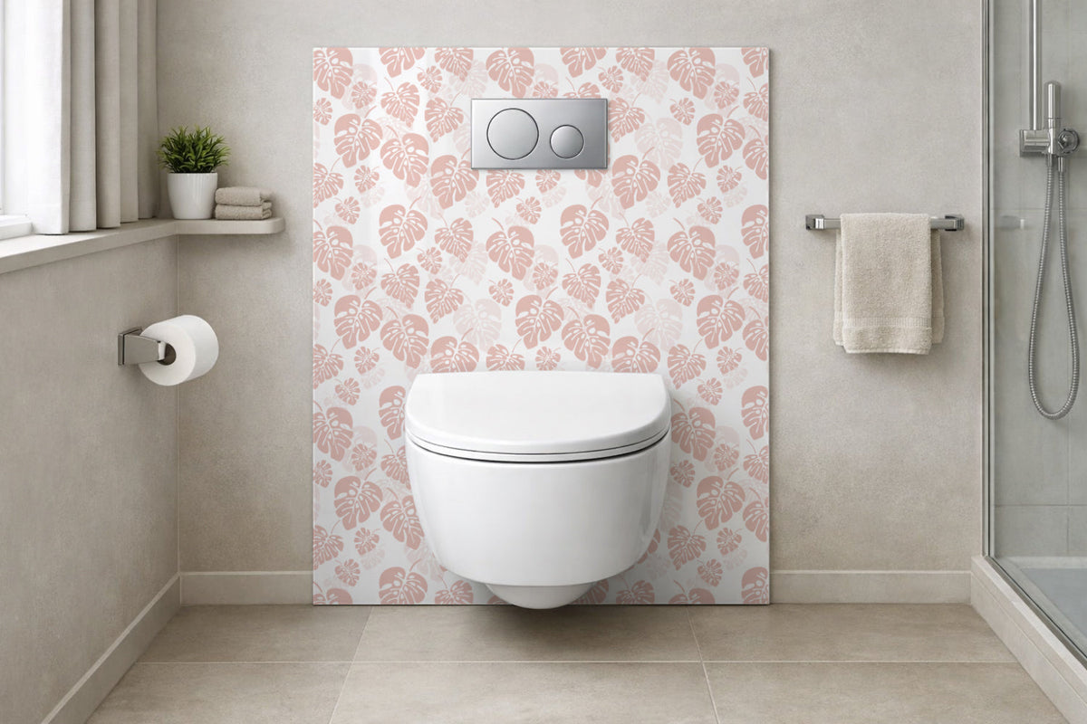 Toilettenrückwand Musteroptik