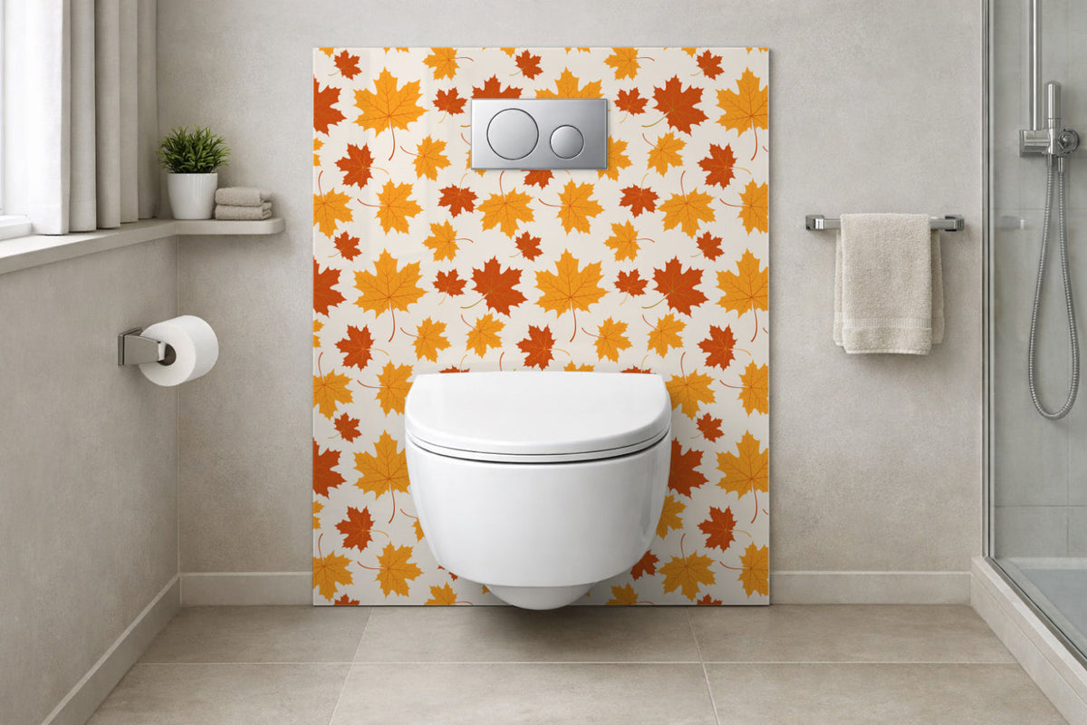 Toilettenrückwand Musteroptik