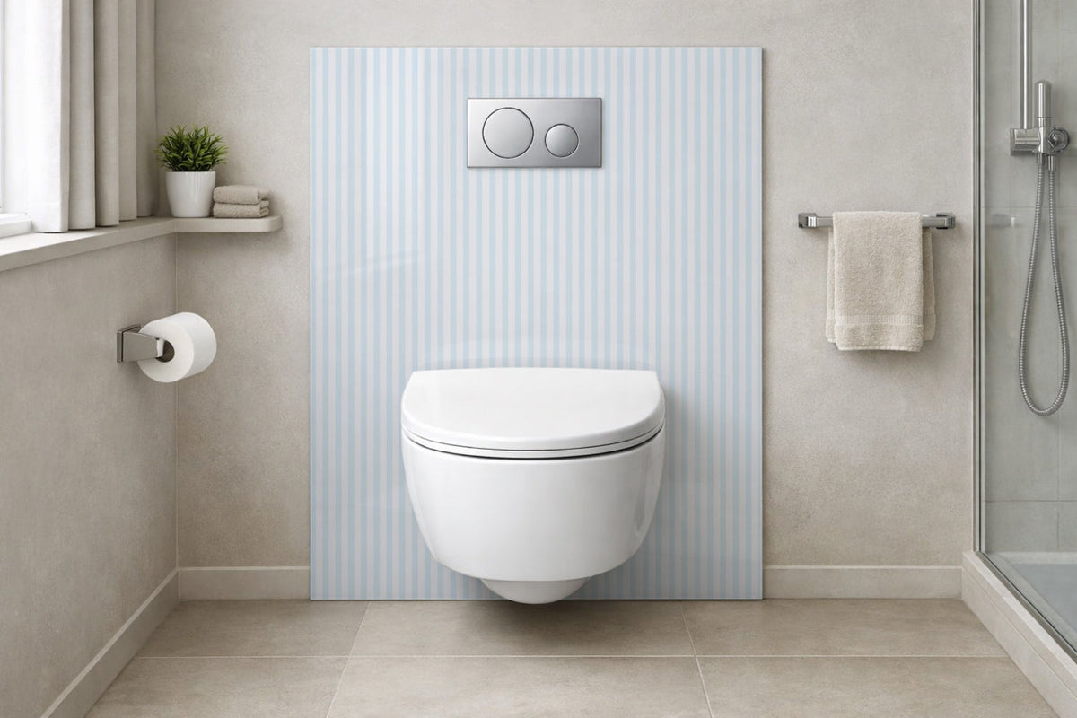 Toilettenrückwand Musteroptik