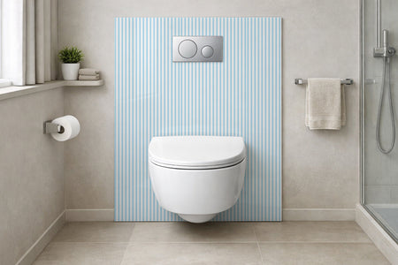 Toilettenrückwand Musteroptik