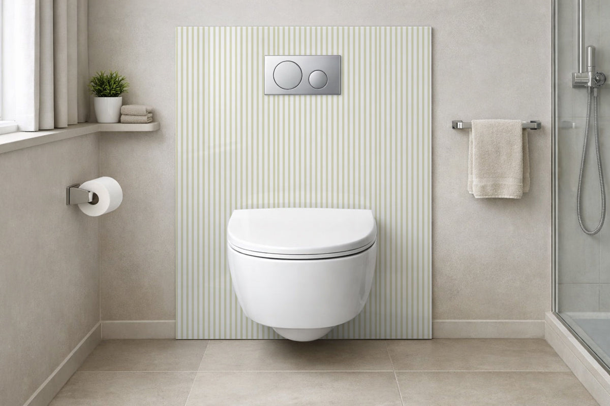 Toilettenrückwand Musteroptik