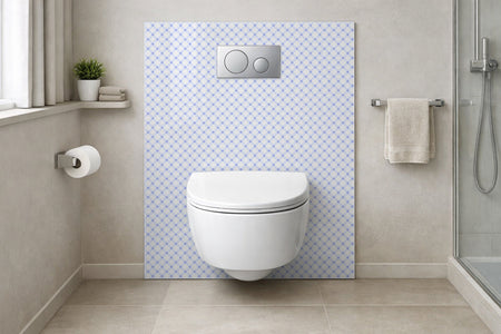 Toilettenrückwand Musteroptik