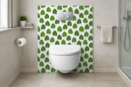 Toilettenrückwand Musteroptik