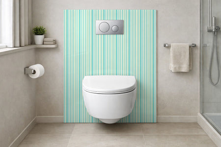 Toilettenrückwand Musteroptik