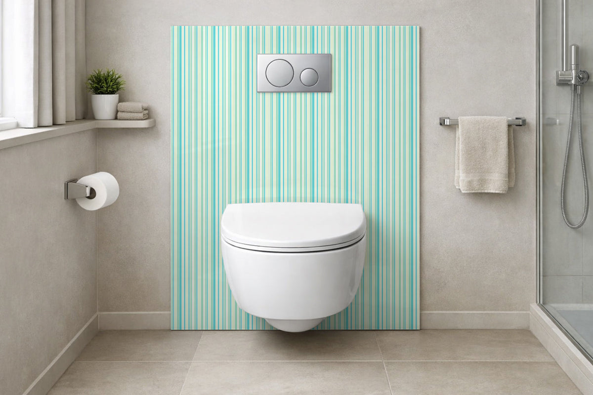Toilettenrückwand Musteroptik