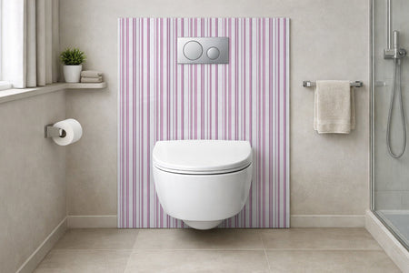 Toilettenrückwand Musteroptik