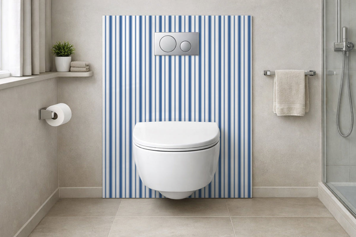 Toilettenrückwand Musteroptik