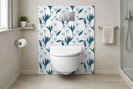 Toilettenrückwand Musteroptik