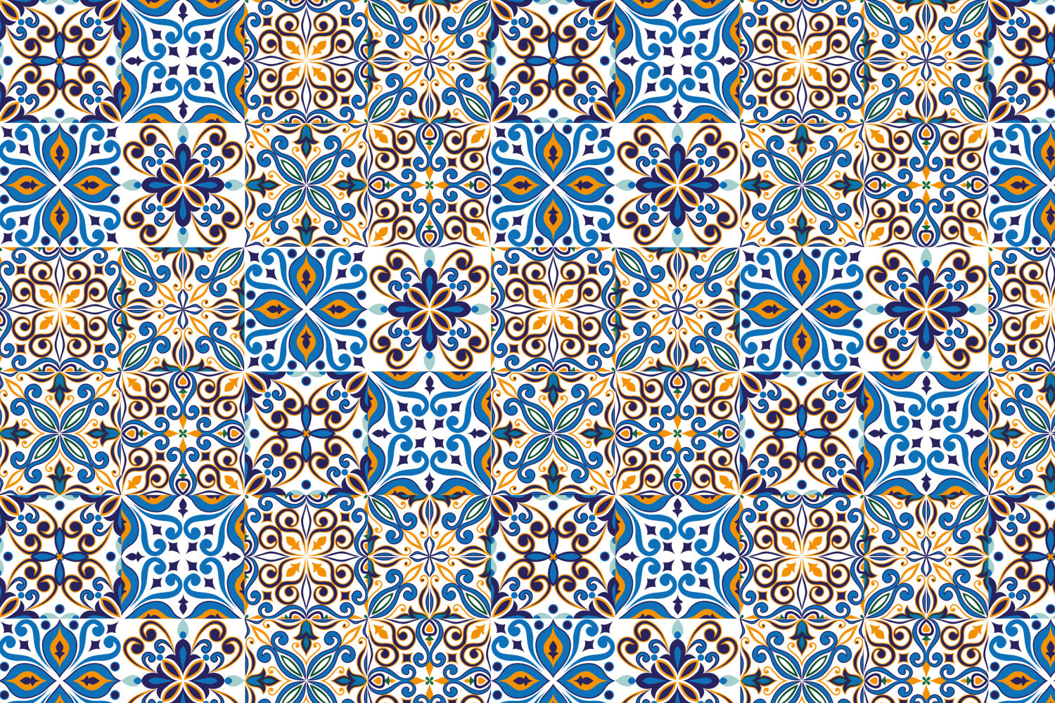 Toilettenrückwand Patchwork