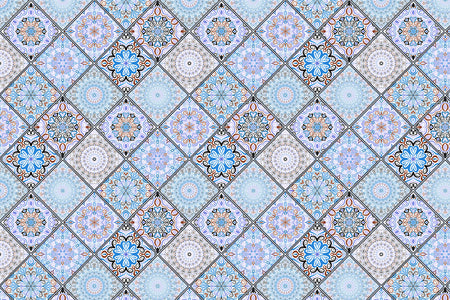 Toilettenrückwand Patchwork