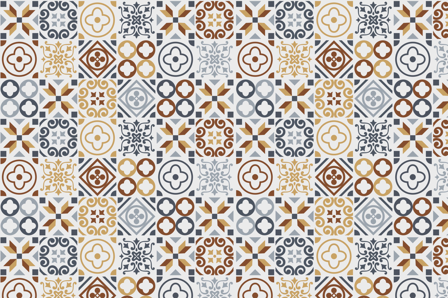 Toilettenrückwand Patchwork