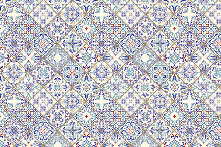 Toilettenrückwand Patchwork