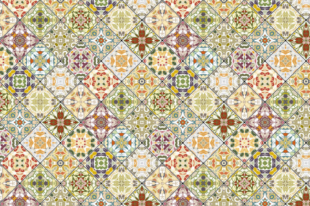 Toilettenrückwand Patchwork