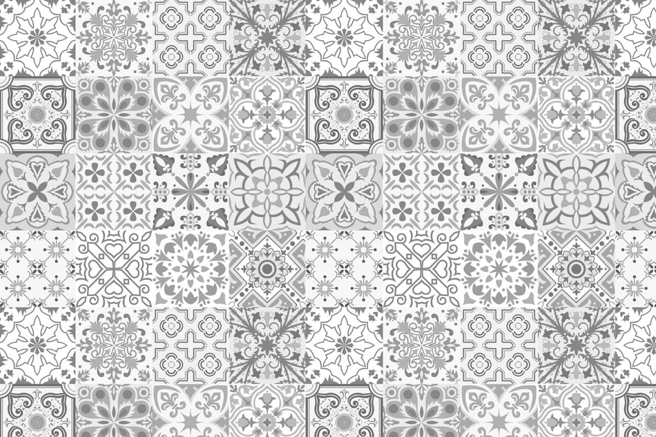 Toilettenrückwand Patchwork