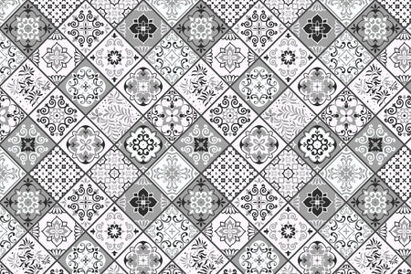 Toilettenrückwand Patchwork