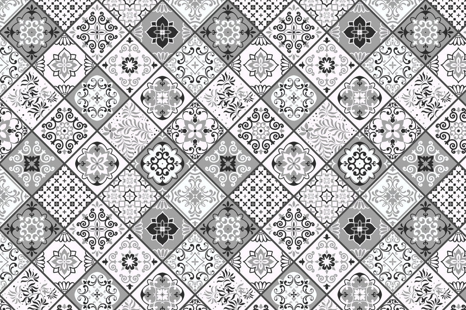 Toilettenrückwand Patchwork