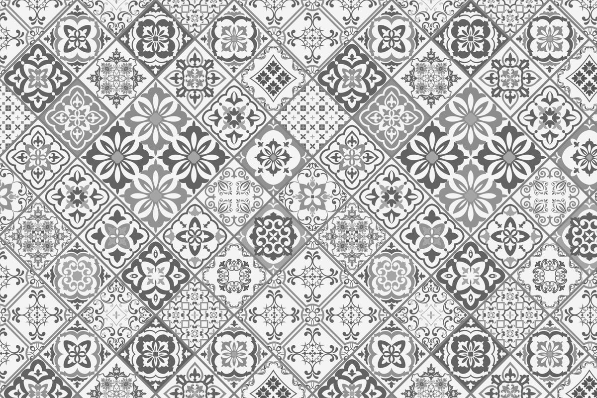 Toilettenrückwand Patchwork