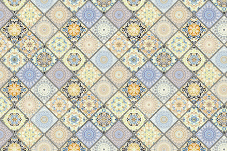Toilettenrückwand Patchwork