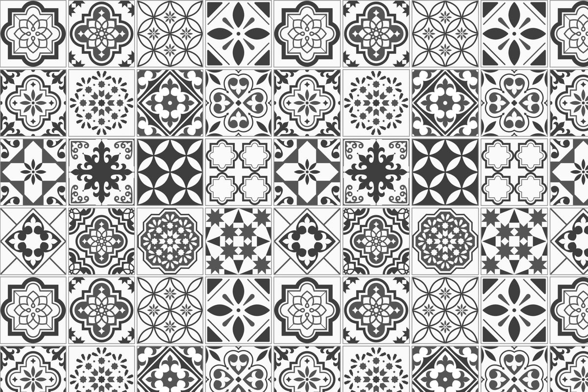 Toilettenrückwand Patchwork