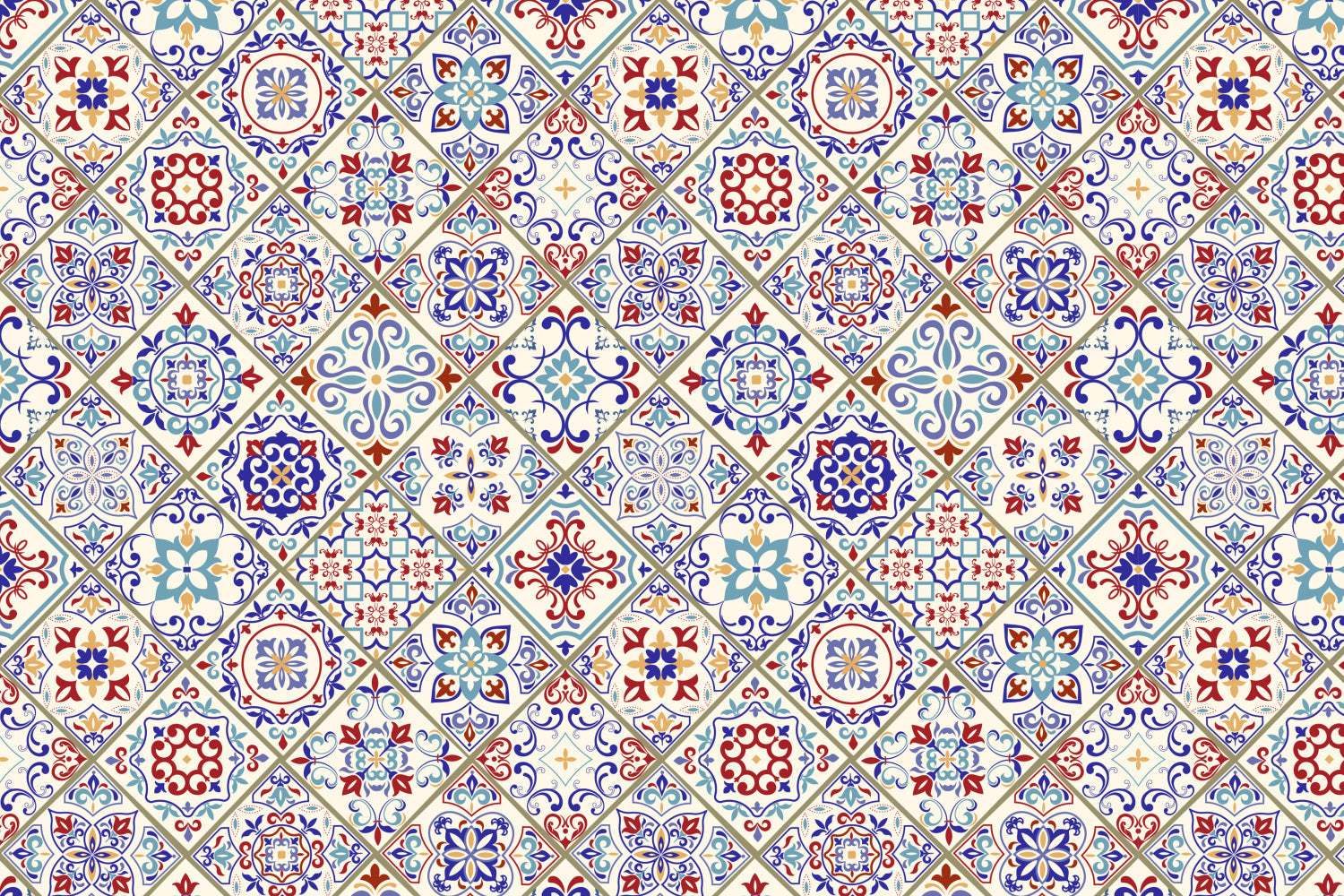 Toilettenrückwand Patchwork