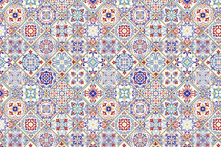 Toilettenrückwand Patchwork