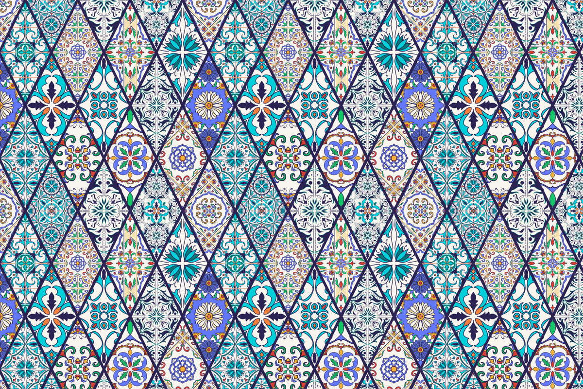 Toilettenrückwand Patchwork