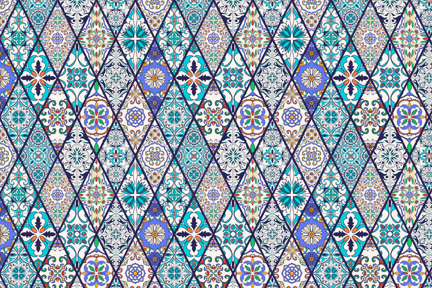 Toilettenrückwand Patchwork