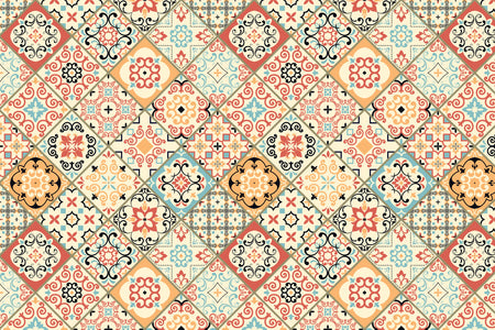 Toilettenrückwand Patchwork