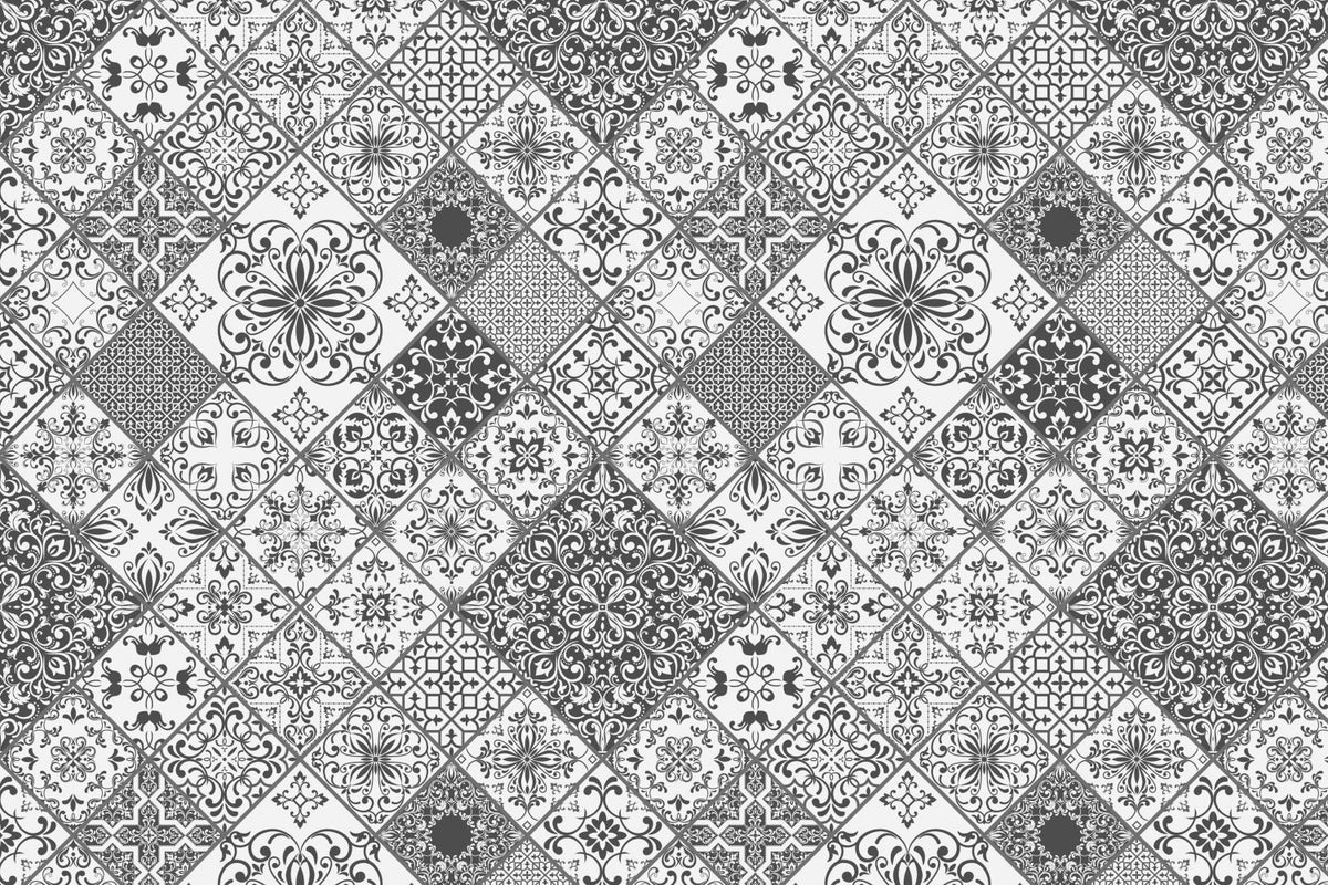 Toilettenrückwand Patchwork