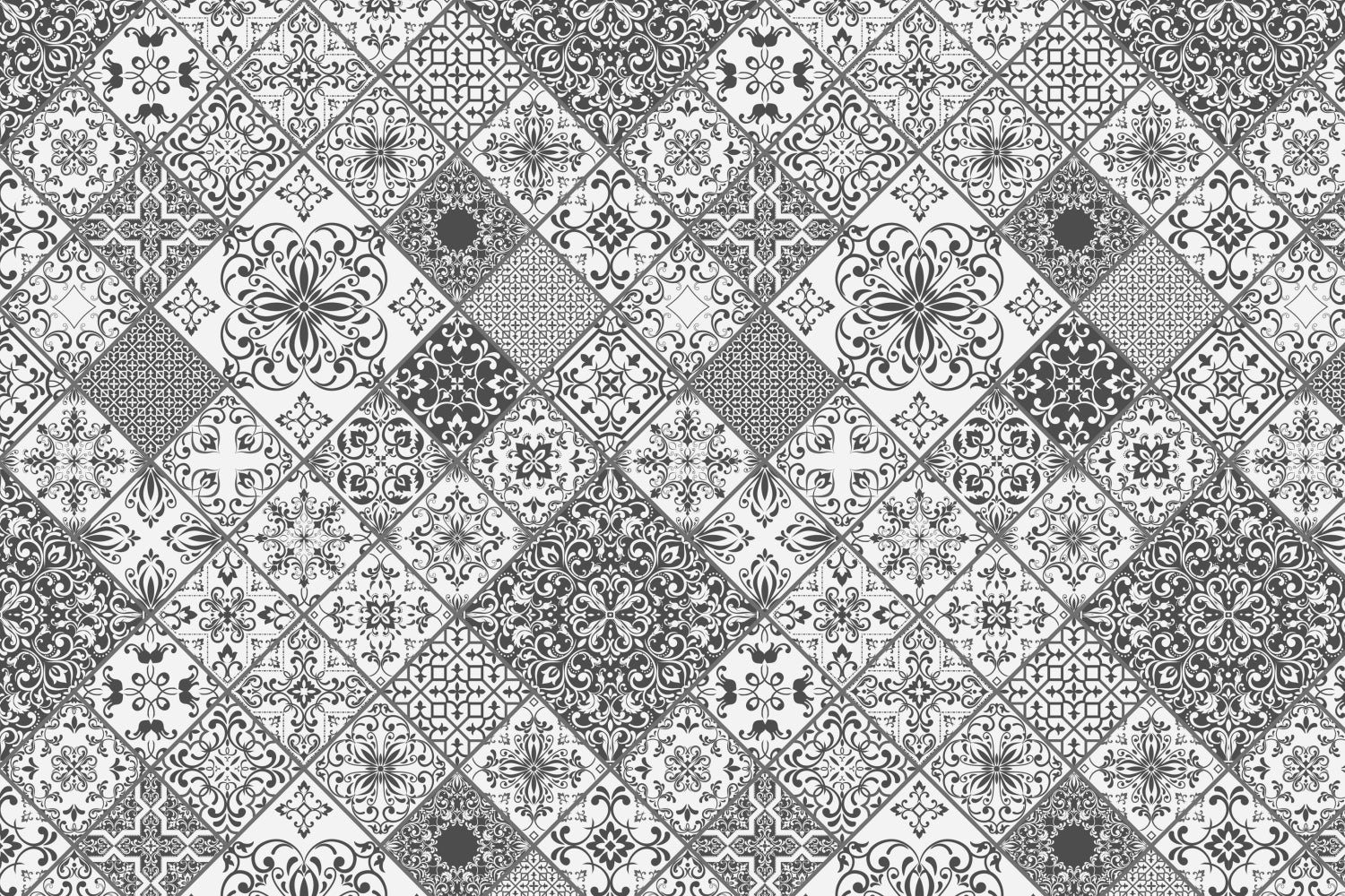 Toilettenrückwand Patchwork