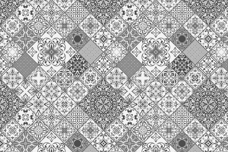 Toilettenrückwand Patchwork