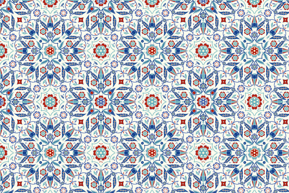 Toilettenrückwand Patchwork